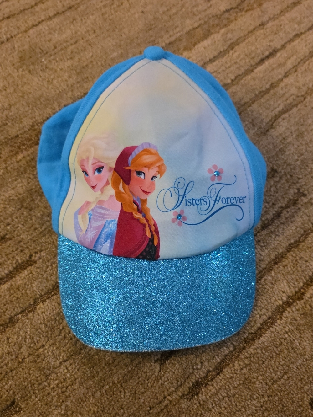 Frozen Disney Bright Blue Logo Kids Hat